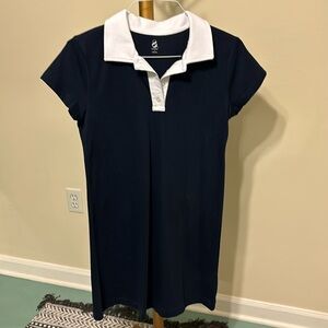 Lou and Grey -Sweet polo shirt dress in quality ribbed cotton.